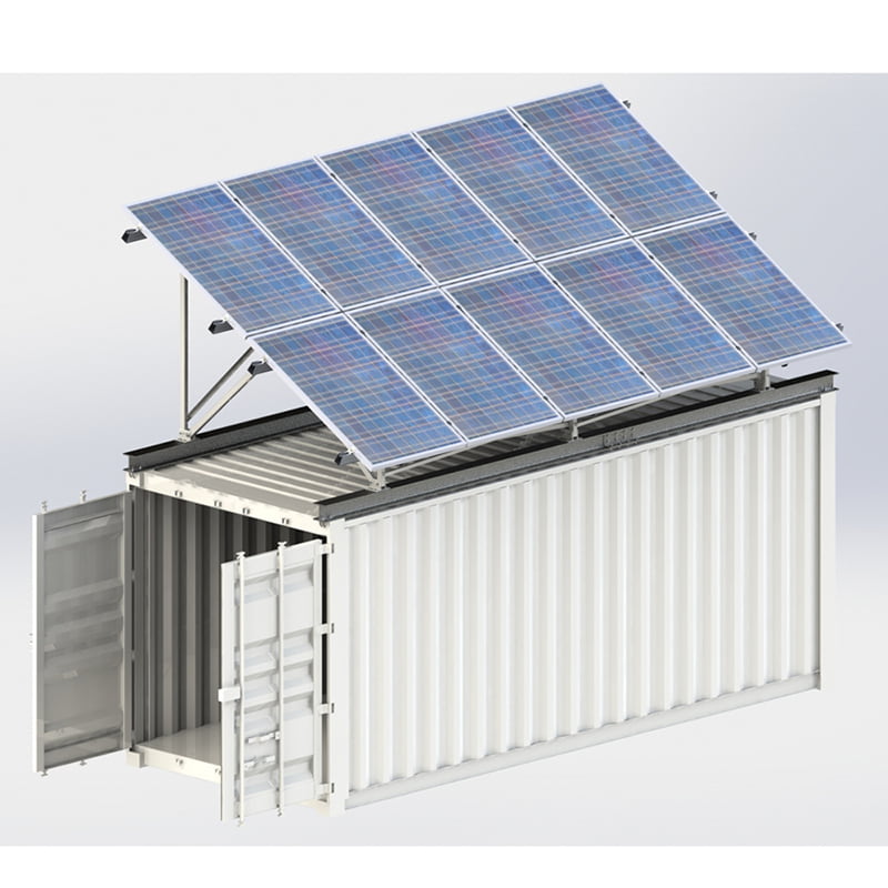 Solar Container Mounting