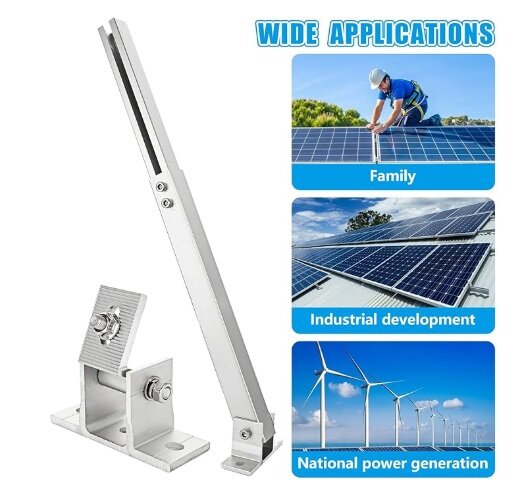 Solar panel stands adjustable
