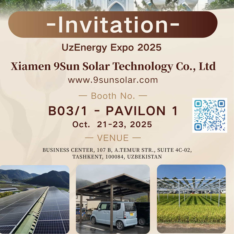 Comunicado de prensa: 9Sun Solar le invita a la UzEnergy Expo 2025 en Uzbekistán