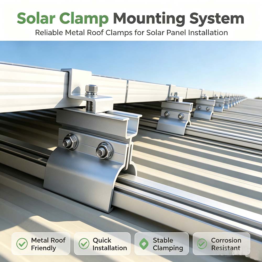 Standing Seam Solar Clamp