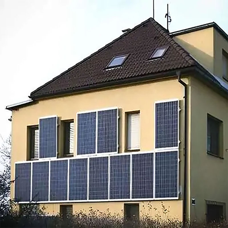 Soporte de pared de aluminio para panel solar
