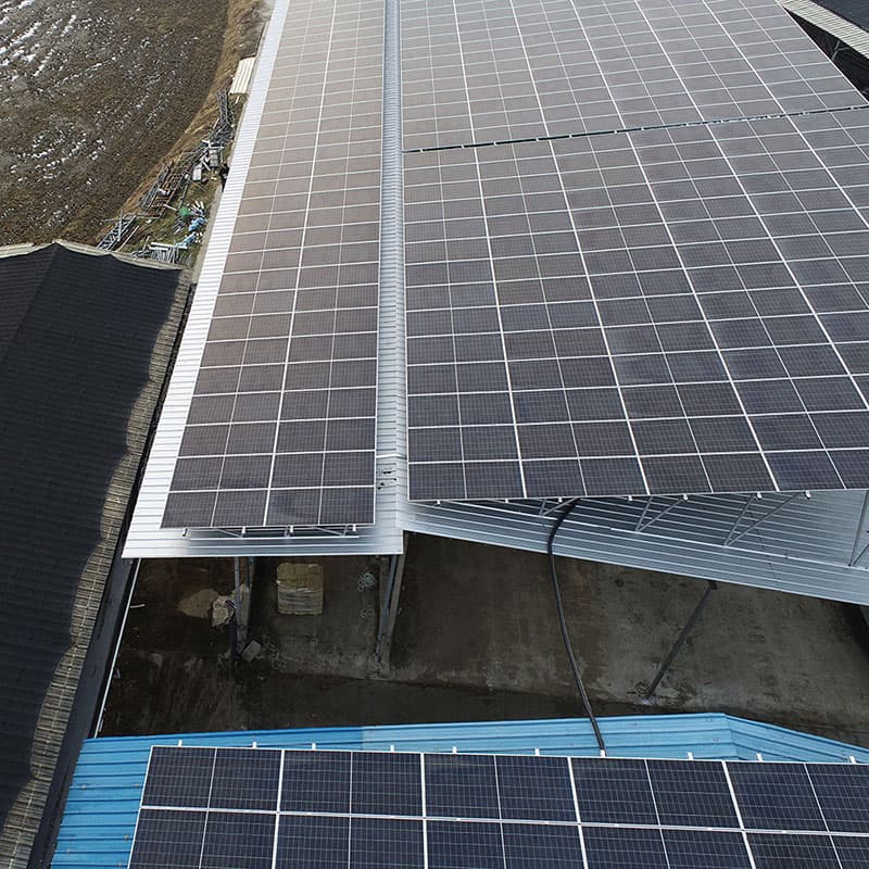 Caso de instalación de paneles solares en tejados en Corea