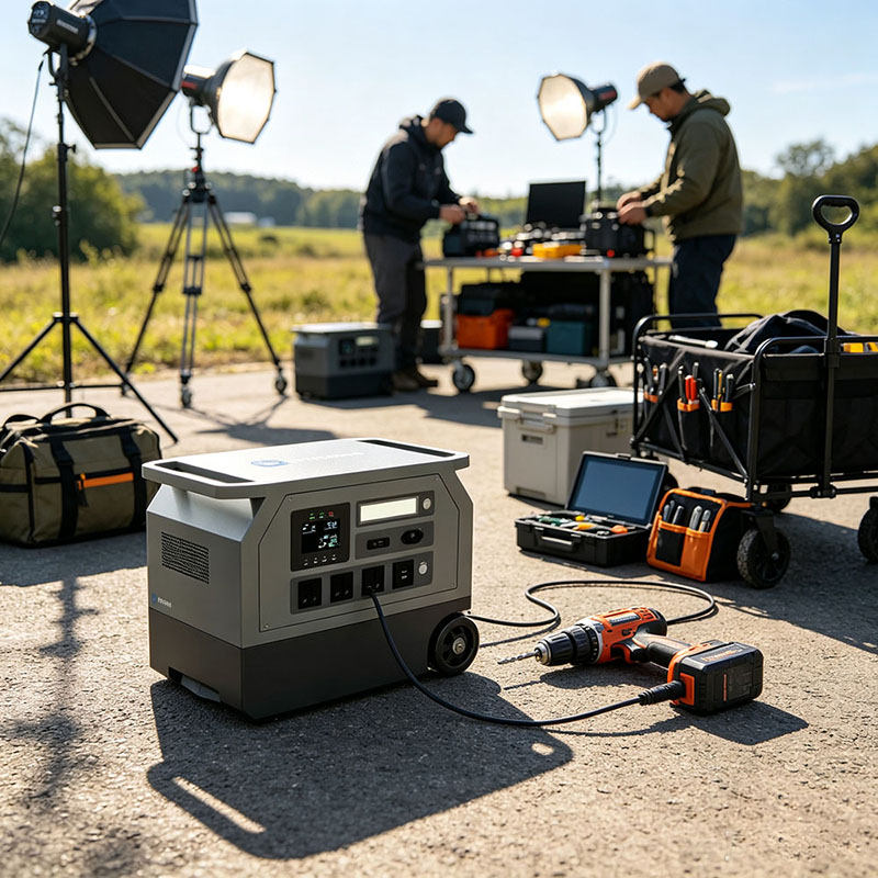 solar power generator for outdoor